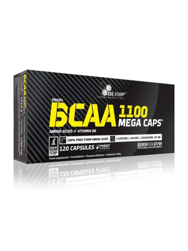 BCAA 1100 Mega Caps, 120 caps