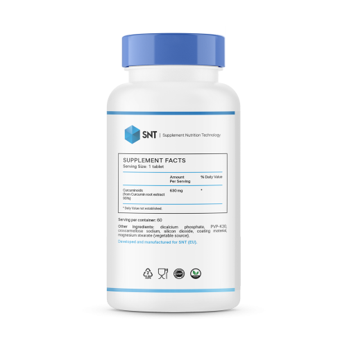 SNT Curcumin Extract 630 мг 60 таблеток Куркумин фото 2