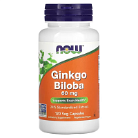 										NOW GINKGO BILOBA / Гинкго билоба 60 мг 120 капсул									