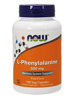 NOW L-Phenylalanine 500 mg, 120 caps