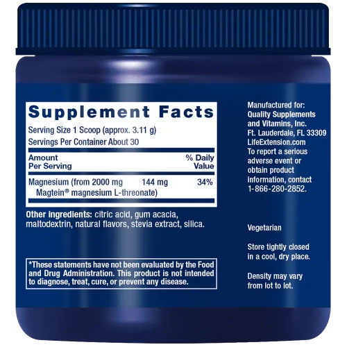 Life Neuro-Mag® Magnesium L-Threonate (Tropical Punch) 93,35 грамм фото 2