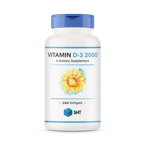 SNT Vitamin D3 2,000 IU 240 софтгелей