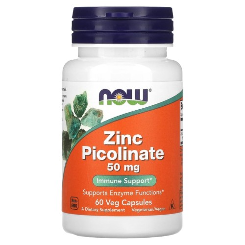 NOW Zinc Picolinate 50 mg 60 капсул