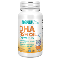 NOW DHA 100mg CHEWABLE SGELS 60 софтгелей