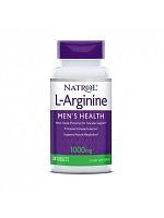 Natrol L-Arginine 1000 mg, 50 tabs