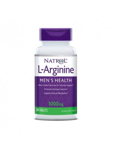 Natrol L-Arginine 1000 mg, 50 tabs