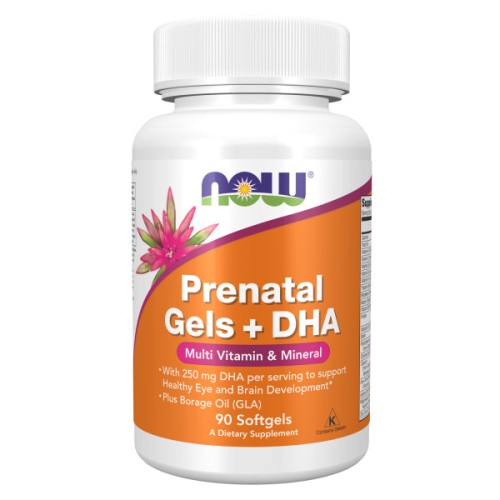 NOW PRE-NATAL MULTI WITH DHA 90 софтгелей