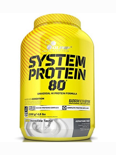 System Protein 80, 2200 g Вкус: Шоколад (Срок годности: 18.10.2017)