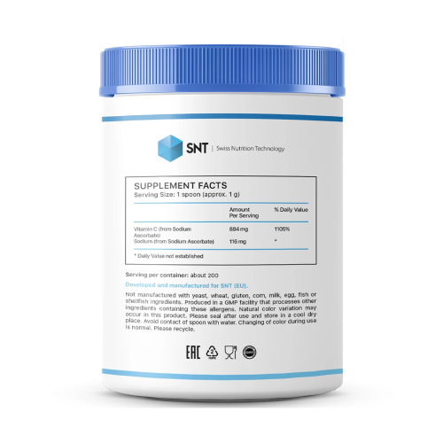 SNT Sodium Ascorbate 200 гр фото 2