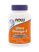 NOW Ultra Omega-3, 90 softgels