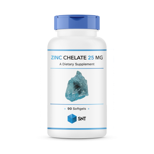 SNT Zinc Chelate 25 мг 90 софтгелей