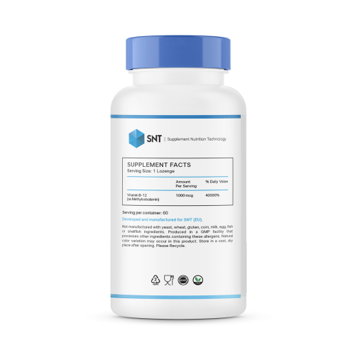 SNT Methyl B-12 / Витамин В12 1000 мкг 60 таблеток фото 2