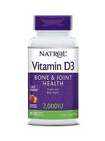 Natrol Vitamin D3, 2000 IU fast dissolve, 90 tabl