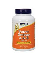 NOW Super Omega 3-6-9 1200 mg, 180 капсул