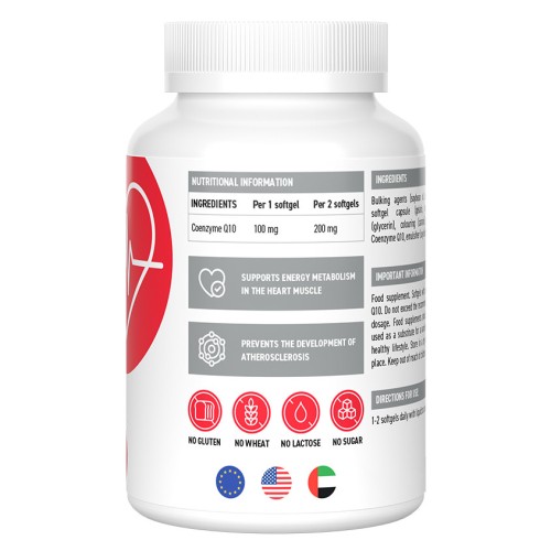 Ultrasupps CoQ10 Antioxidant 100 мг 60 капсул фото 2