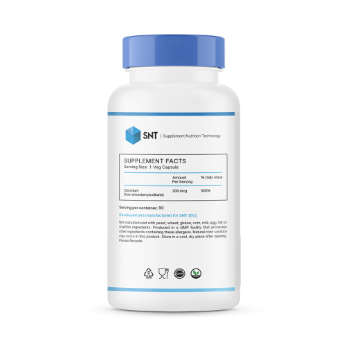 SNT Chromium Picolinate 200 мкг 90 капсул фото 2