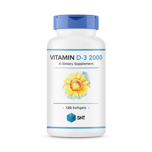 SNT Vitamin D3 2,000 IU 120 софтгелей