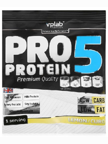 VP PRO5 Protein, 30 g Вкус: Лимон (срок годности до 17.08.2017) 