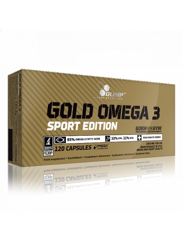 Gold Omega 3 Sport Edition, 120 капсул