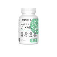 Ultrasupps Magnesium Citrate, 60 softgels