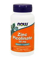 NOW Zinc Picolinate 50 mg, 120 капсул