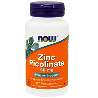 										NOW Zinc Picolinate 50 mg 120 капсул									