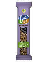 Батончик льняной с фруктами Flax, 30 гр Вкус: Чернослив (срок годности до 14.11.18)