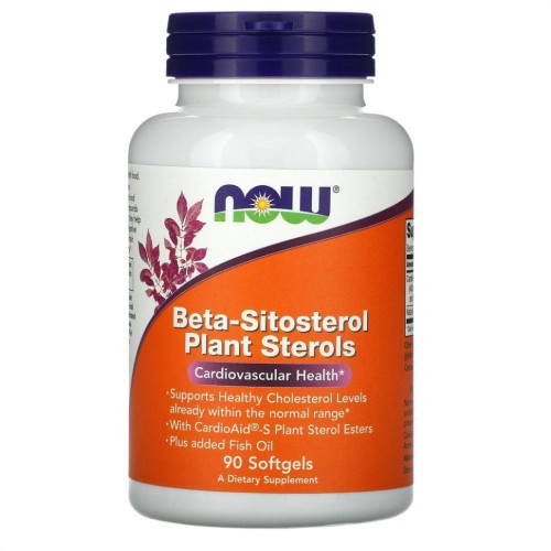 NOW BETA-SITOSTEROL PLANT 90 софтгелей