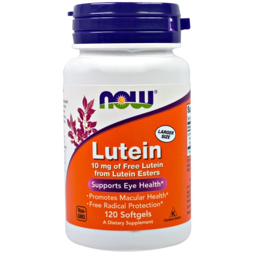 NOW Lutein, 60 softgels