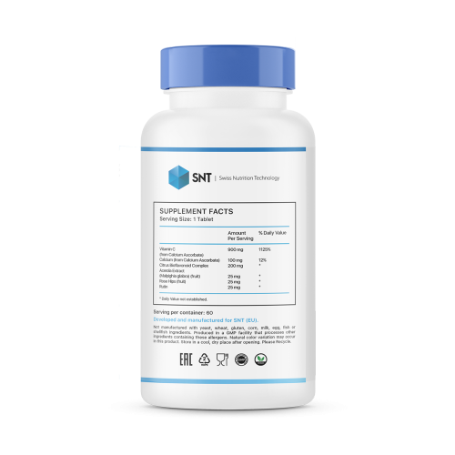 SNT Ester C Plus 900 мг 60 таблеток фото 2