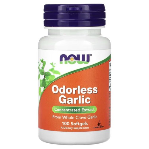 NOW ODORLESS GARLIC ORIG 100 софтгелей