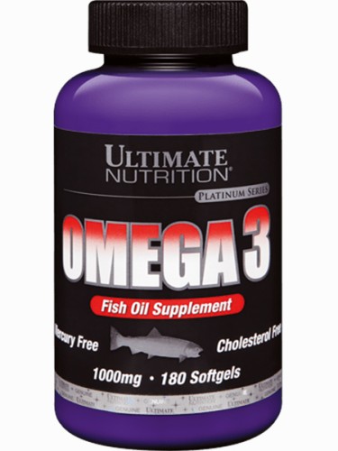 Ultimate Nutrition Omega 3, 1000 мг, 180 капс.