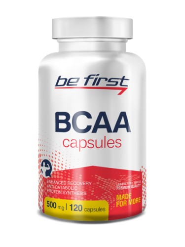 Be First BCAA Capsules, 120 caps