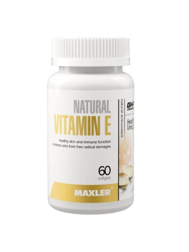Maxler Vitamin E Natural form 150 mg, 60 softgels