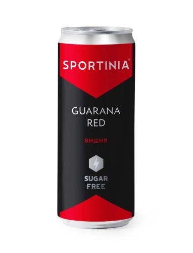 Напиток Sportinia Guarana Red, 330 мл