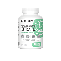 Ultrasupps Magnesium Citrate, 90 softgels