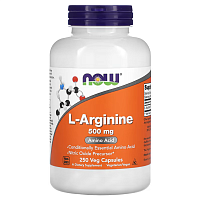 										NOW ARGININE / L-Аргинин 500 мг 250 капсул									