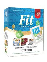 FitParad Заменитель сахара (эритритол+стевиозид) №8, 60 пакетиков