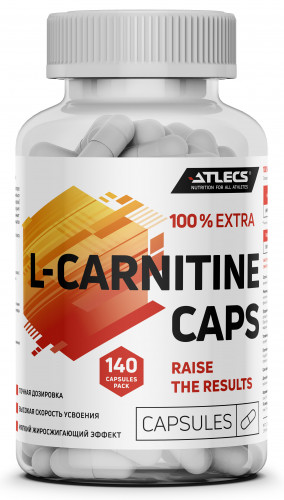 Atlecs L-carnitine, 140 капс.