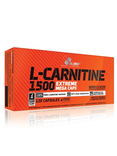 L-Carnitine 1500 Mega Caps extreme, 120 caps