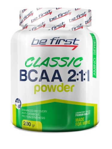 Be First Classic BCAA 2:1:1 Powder, 200 g