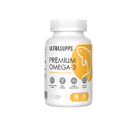 Ultrasupps Premium Omega-3, 60 softgels