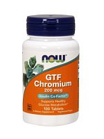 NOW GTF Chromium 200 mcg, 100 tabs