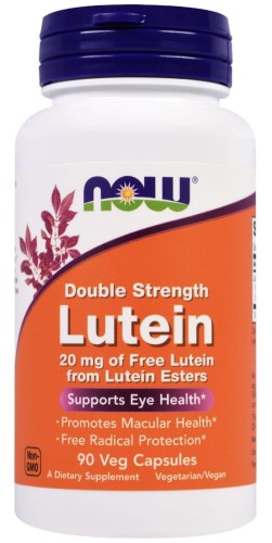 NOW LUTEIN 20 MG (FROM ESTERS) 90 капсул