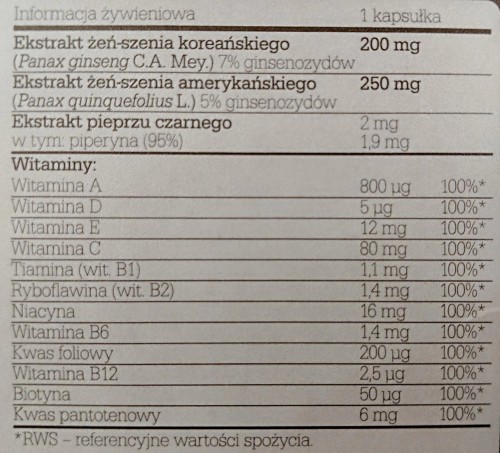 Olimp Ginseng vita-complex 30 капсул фото 2