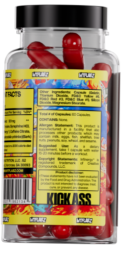 WTF KICK A / Жиросжигатель 60 капсул фото 3