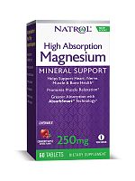 Natrol Magnesium 250 mg, 60 chewable tab