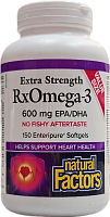 NF RxOmega-3 Extra Strength / Омега-3 600 мг 150 софтгелей