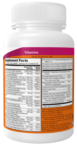 NOW EVE WOMAN'S MULTI 120 растительных капсул фото 2