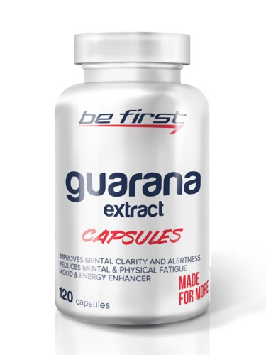 Be First Guarana extract capsules, 120 caps